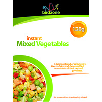 Birdzone Instant Mixed Vegetables 120g