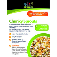 Birdzone Sprouts Chunky 250g