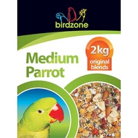 Birdzone 2kg Med Parrot Blend