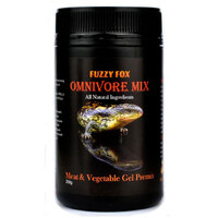 Fuzzy Fox Omnivore Gel Premix Reptile Food 200g