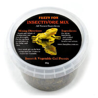 Fuzzy Fox Insectivore Gel Premix Reptile Food 65g