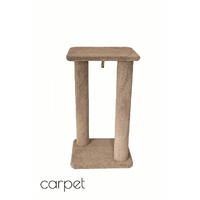 BossCat Gus Cat Scratcher with Carpet