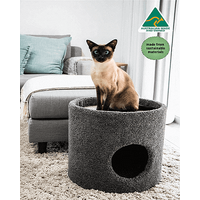 BossCat Franco Cat Scratcher/Hide with Carpet