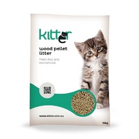 Kitter Wood Pellet Natural Cat Litter 15kg