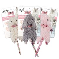 All For Paws Shabby Chic Jumbo Mouse with Catnip