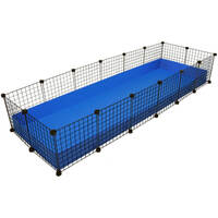 C&C Guinea Pig Enclosure Blue 2x6  with Stand