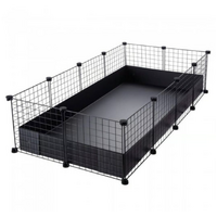 C&C Guinea Pig Cage Only (2x4) Black