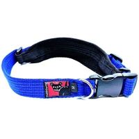 Blackdog TurtleNeck Dog Collar Medium Blue