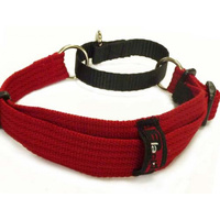 Martingale Collar Adjustable Whippet Red
