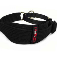 Martingale Collar Adjustable Whippet Black
