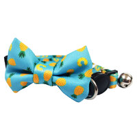 Soapy Moose Cat Collar Pineapples with Bow