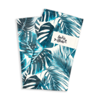 Indie Boho Tropical Leaves Pet Blanket