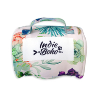 Indie Boho Travel Mat Succulent Medley Large