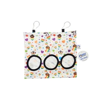 Small Animal Hay Bags 3 Hole Rainbow Hearts