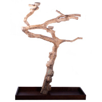 Bird Floor Play Stand Java Wood Lge