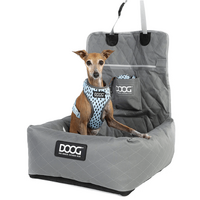 Doog Car Booster Seat For Dogs Grey