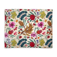 Indie Boho Native Flora Extra Large Dog Bed