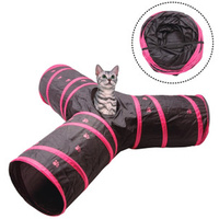 3 Way Fabric Cat Tunnel