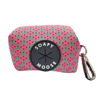 Soapy Moose Poo Bag Holder Hot Pink Watermelon