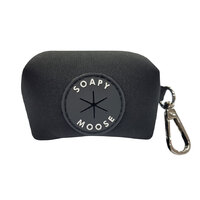 Soapy Moose Poo Bag Holder Plain Black