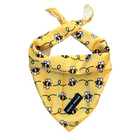 Soapy Moose Tie-Up Bandana Busy Bee Large