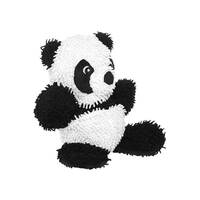 Tuffy Mighty Ball Microfiber Panda Medium Dog Toy