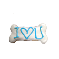Treat Dog Small Bone Cookie - I LOVE YOU
