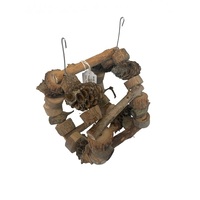 Bird Nerd Natural Budgie Barrel Bird Toy