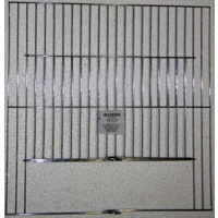 Cage Front 13x13" with Feeder Door Black