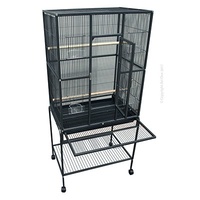 Avi One 603X Square Flight Bird Cage - Mottled Black/Grey
