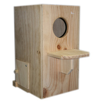 Nest Box Parrot With Inspection Door