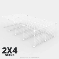 C&C Guinea Pig Cage 2x4 STAND WHITE