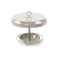 Wild Bird Feeder Metal Beige Small