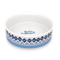 Noosa Nights - Ceramic Dog Bowls Medium 15cm