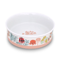 Indie Boho Native Floral Large Dog Bowl