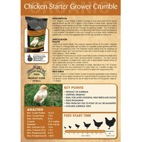 Country Heritage Feeds Organic Chick Starter/Grower Crumbles 5kg