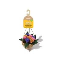 Rosewood Floral Hanging Basket
