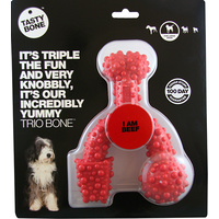Dog Toy Tasty Bone Beef Large