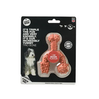 Dog Toy Tasty Bone Bacon Sml
