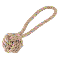 Beco Hemp Rope Ball with Loop Large