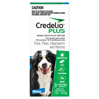 Credelio Plus Extra Large Dog 22 - 45kg (3 Pack)