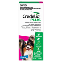 Credelio Plus Pink 2.8-5.5kg (6 Pack)
