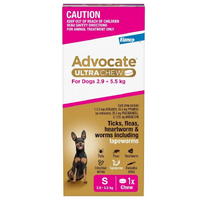 Advocate Ultra Chew Small 2.9-5.5KG (1pk)