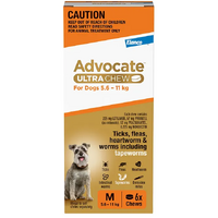 Advocate Ultra Chew Medium 5.6-11KG (6pk)