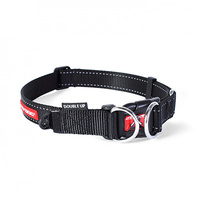 EzyDog Double-Up Collar Black Medium