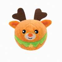 Happy Woofmas Reindeer Dog Ball