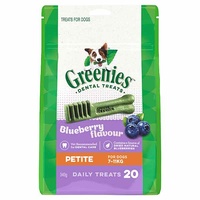 Greenies Blueberry Dental Dog Treats Petite 340g