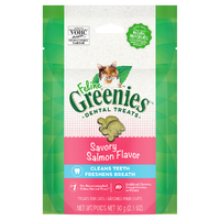 Greenies Feline Dental Cat Treats Savoury Salmon 60g