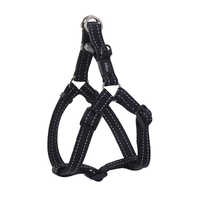 Harness Rogz Reflect Med Blk Chest