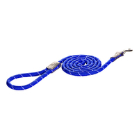 Rogz Classic Rope Lead Blue Medium